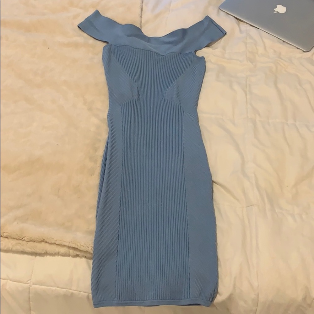 Baby Blue Midi Dress